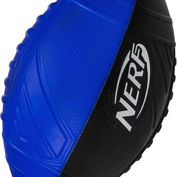 Nerf Pro Grip Football, Blue, Classic Foam Ball, Easy to Catch & Throw, Balls for Kids, Kids Sports Toys, Perfect Easter Basket Stuffers, Great Easter Toys or Easter Gifts for Kids
